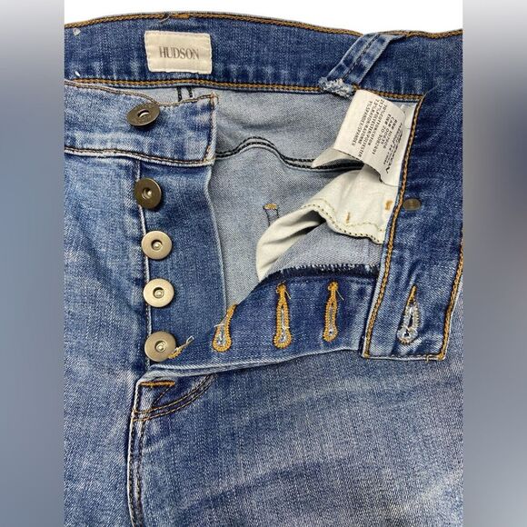 Hudson Sartor Men's Relaxed Distressed Skinny Jeans Size 30 - Picture 14 of 14